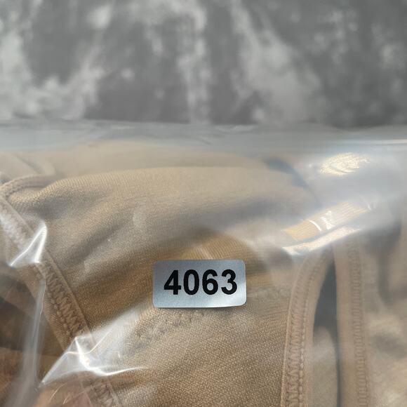 SheFit Lounge Bra Womens 3Luxe Tan Padded Front Zip Athleisure Wirefree - Picture 7 of 7